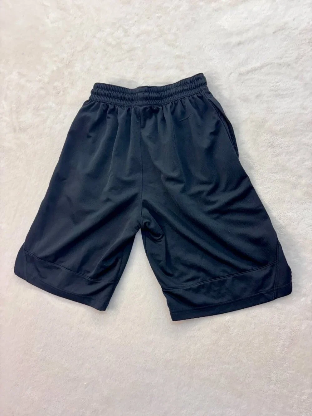 Nike Boy's Black Athletic Shorts --- Size: Small --- Good Condition